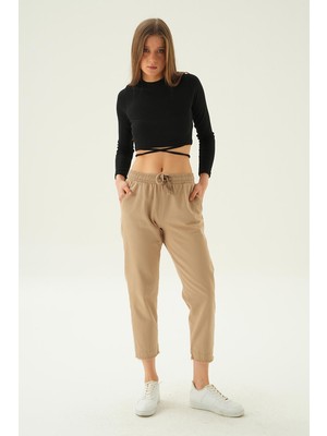 Rays 4228 Paça Püskül Pantolon Koyu Taş