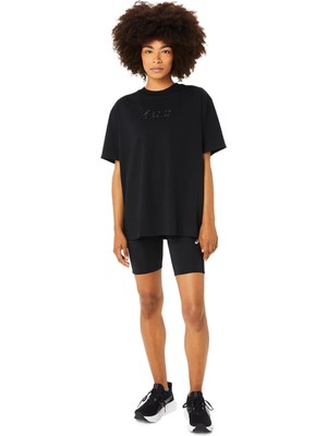 Asics Asics Logo Tee Kadın Black Kısa Kollu Tshirt 2032C843-002