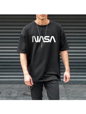 Black Sokak Erkek Siyah Nasa Tshirt