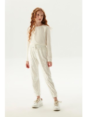 Fracomina Kız Çocuk Beyaz Pantolon 23FW0FM0683