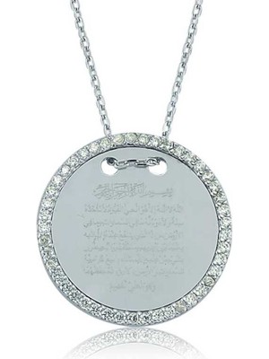 Güneş Outdoor Gümüş Ayete-L Kürsi Plaka Kolye