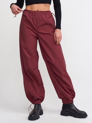 Dilvin 70392 Paraşüt Pantolon-Bordo