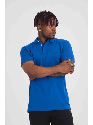 Lacoste Polo Paris Saks Mavi Regular Fit Tshırt