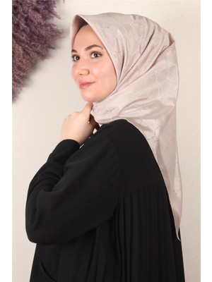 Eşarppark Fashion Monogram Eşarp 8089-5 Taş