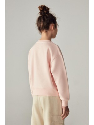 Swatsky Kız Çocuk Pembe Sweatshirt 23FW0SW1590