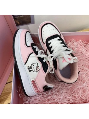 Bra2nd Merhaba Kitty Cute Pink Sneakers Kadınlar (Yurt Dışından)