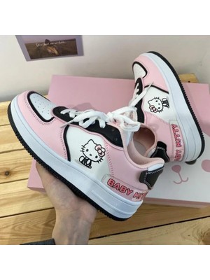 Bra2nd Merhaba Kitty Cute Pink Sneakers Kadınlar (Yurt Dışından)