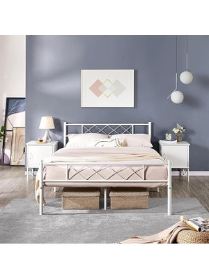 Hft Home Metal Karyola, Çınar Metal Karyola , Ölçü ve Renk Seçenekli