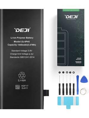 Deji iPhone 5 Batarya Mucize Batarya Deji - Orijinal mAh Kapasite