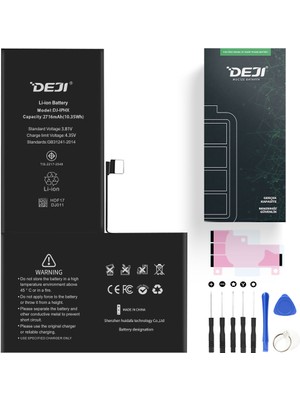 Deji iPhone X Batarya Mucize Batarya Deji - Orijinal mAh Kapasite