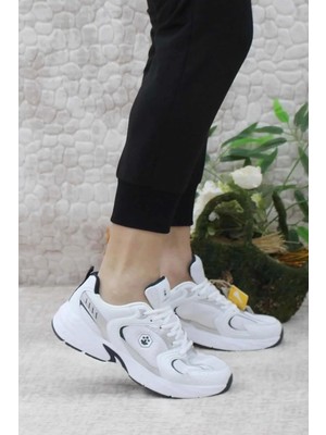 Lumberjack Pol Erkek Ayakkabi - Beyaz Koyu Gri