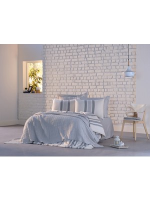 Doqu Home Special Çeyiz Seti Çift Kişilik - Gri