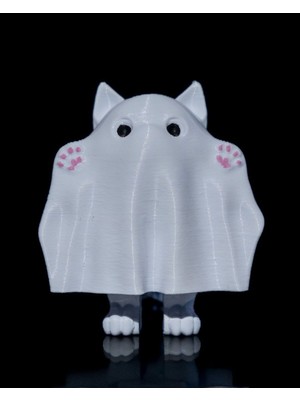 Bi'şeyler Sepeti Cadılar Bayramı Hayalet Kedi Hareketli Oyuncak 13 cm