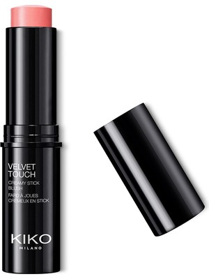 Kiko Milano Stick Allık 02 Golden Peach – Parlak Kremsi Doku, Afrika Cevizi Yağı ve Fıstık Özlü, Uzun Süre Kalıcı Doğal Görünüm