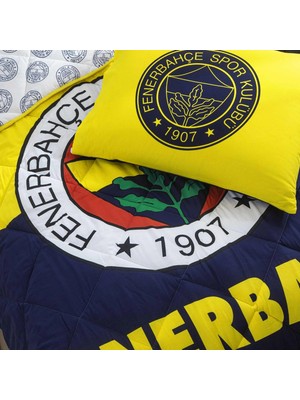 Taç Fenerbahçe Logo Tek Kişilik Yorgan Seti