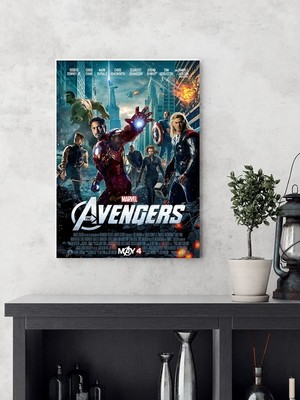 Poster City Avengers Film. Posteri Çerçevesiz