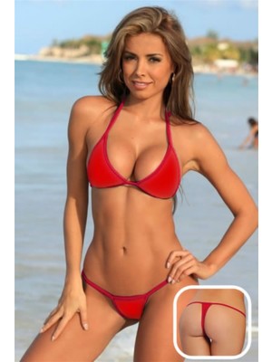 Pileli Store B101073 Tanga & Büstiyer Takım