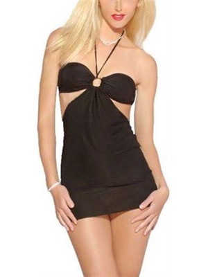 Pileli Store B060941 Seksi Mini Elbise