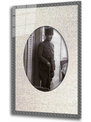 Miraaxx Atatürk Cam Tablo Dayanıklı Temperli Cam 4 mm