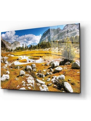 Miraaxx Doğa Manzara Cam Tablo 4mm Dayanıklı Temperli Cam