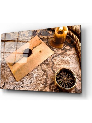 Miraaxx Dünya Haritası 38 Cam Tablo