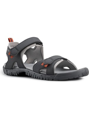 Decathlon Quechua Erkek Outdoor Sandalet - Gri/Turuncu - NH100