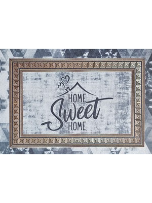 By Dora Dijital Baskı Kapı Önü Paspasları Mermer Desen  *homes Sweet Home Model 3*