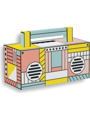 2 Yıl Hp-87 Bletooth Hoparlör Beyaz