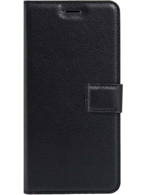 Gpack Xiaomi Poco X6 5g Kılıf Delüx Cüzdan Kartvizitli Standlı Kopçalı Siyah