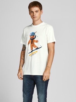 Jack & Jones Erkek T-Shırt 12198770-SAGE