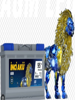İnci 12V 95 Amper Agm Start-Stop Inci Akü. Güncel - Yeni Ürün.!!