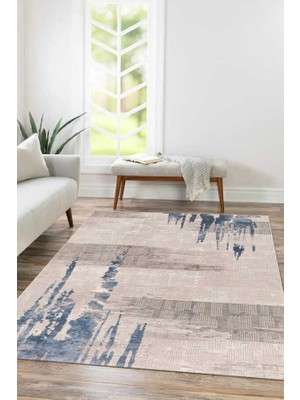 Efor Halı Lynosse Mavi Halı Yumuşak Oturma Odası Salon Çocuk Odası Mutfak Halısı P119A 150 x 230