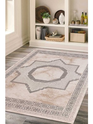 Efor Halı Lynosse Krem Halı Yumuşak Oturma Odası Salon Çocuk Odası Mutfak Halısı P1163 150 x 230