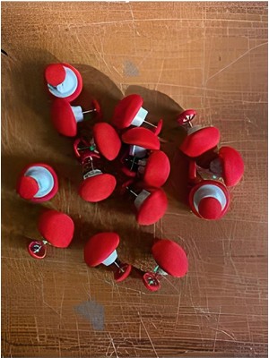 MHT Spot Pratik 10'lu Mantar Şeklinde Yorgan Nevresim Çarşaf Sabitleme İğnesi Düğmeli Sabitleyici