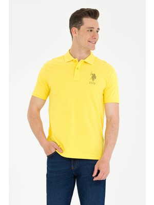 U.S. Polo Assn. Erkek Koyu Sarı Tişört 50263420-VR094