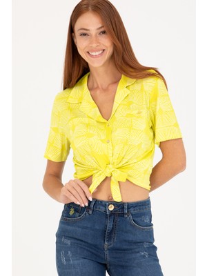 U.S. Polo Assn. Kadın Citron Gömlek Örme 50267598-VR168