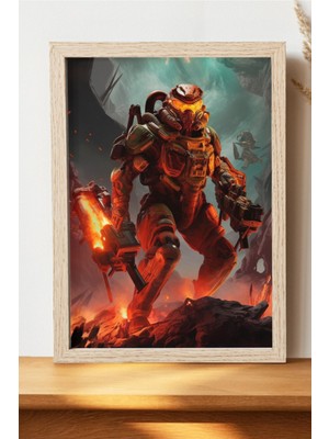 Doom Eternal Poster - Çerçevesiz Oyun Poster