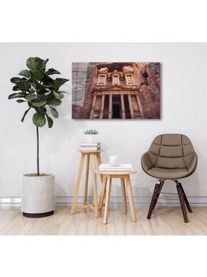 Miraax Antik Mimari Yapı Cam Tablo