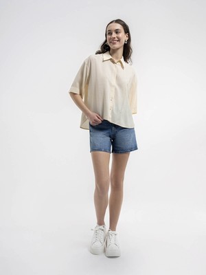 Loft Loose Fit Kadın Gömlek K.kol