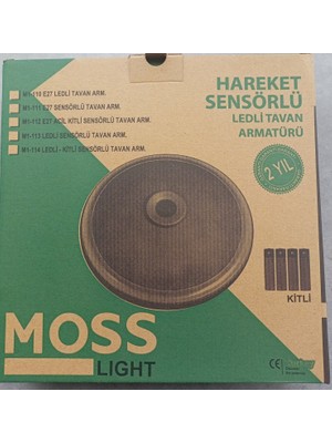 Moss Sensörlü Acil Kitli Şarjlı 360 Derece Armatür