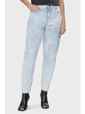 Pinko Pamuklu Yüksek Bel Mom Jeans Kot Pantolon 100379A1Mspj1