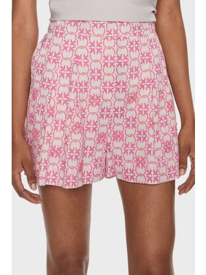 Pinko Pamuklu Yüksek Bel Regular Fit Müslin Short Kadın Short 103192A1Q1DN3