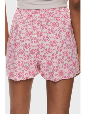 Pinko Pamuklu Yüksek Bel Regular Fit Müslin Short Kadın Short 103192A1Q1DN3