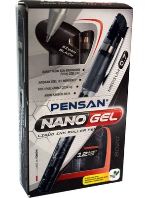 Pensan 6020 Nano Gel Kalem 12 Adet