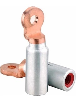 TSE 5 Adet Skp 185MM Bakır Alüminyum Bimetal Sıkmalı Kablo Pabucu