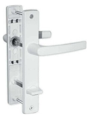 Nur Işık Pvc Kapı Kolu Wc Alüminyum (Beyaz)