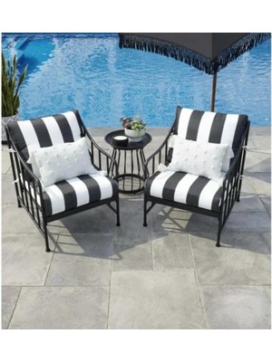 Larissa Design Sandalye (2 Sandalye 1sehpa)