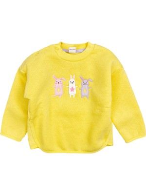 Trees Kız  Bebek Sweatshirt Sarı