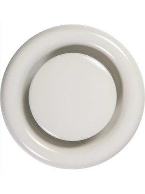 Mergen Metal Gemici Mga - 125 mm Wc - Banyo - Mutfak Anemostad Menfez (Beyaz)