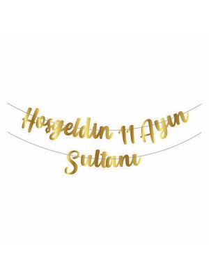 My Paper Craft Kaligrafi Banner Hoşgeldin 11 Ayın Sultanı